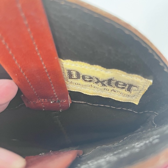 Vintage 70s Dexter Oxblood Red Leather Western Cowboy Boots Women Size 5.5 - Picture 8 of 12